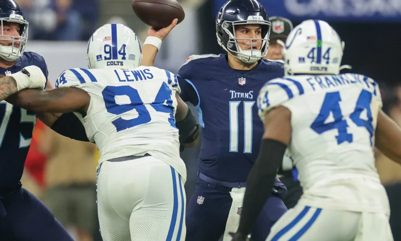 colts vs tennessee titans match player stats