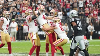 49ers vs Las Vegas Raiders match player stats