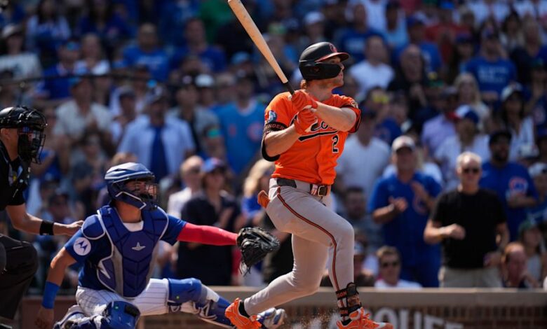 Chicago cubs vs baltimore orioles match player stats