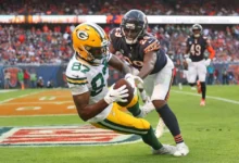 Green bay packers vs chicago bears match player stats