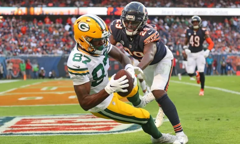 Green bay packers vs chicago bears match player stats