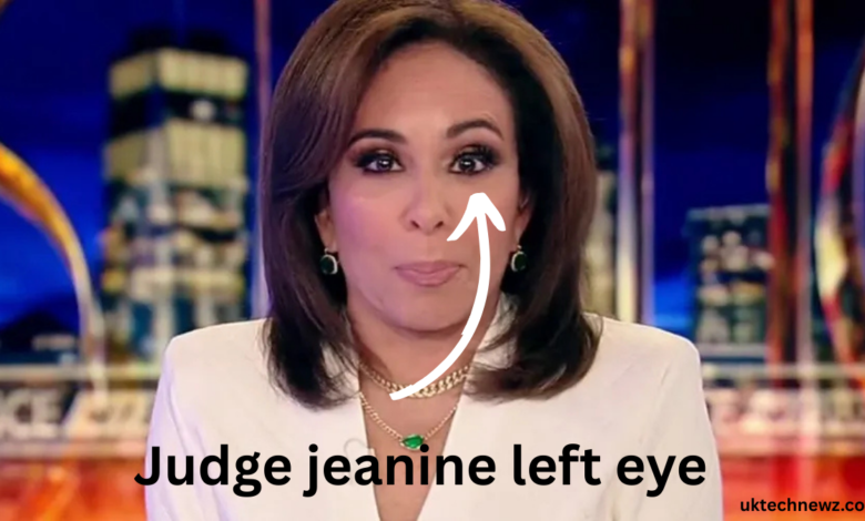 Judge jeanine left eye