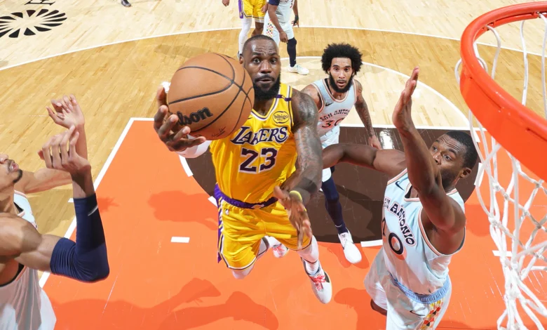 Lakers vs san antonio spurs match player stats