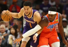 Phoenix suns vs okc thunder match player stats