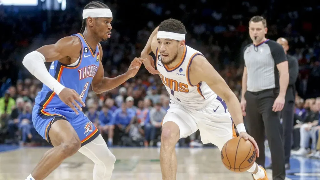 Phoenix suns vs okc thunder match player stats