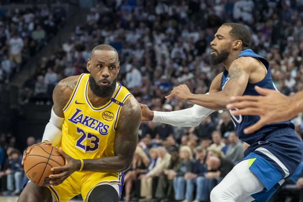 Timberwolves vs lakers match player stats